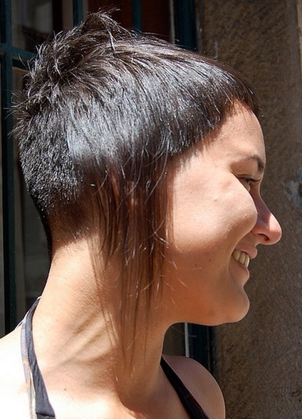 bok fryzury krótkiej, uczesanie damskie zdjęcie numer 39 wrzutka B